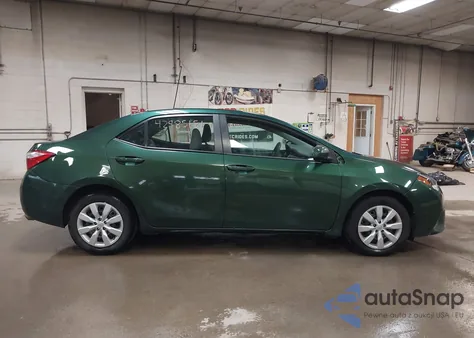 2016 Toyota Corolla Le z USA, uszkodzony, nr VIN 2T1BURHE4GC576398